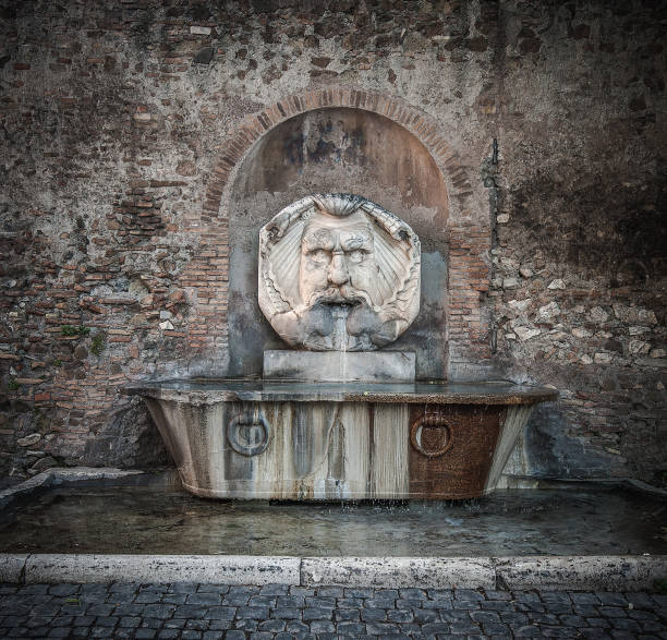 istock Fountain in Aventine Hill, Rome, Italy 890306054