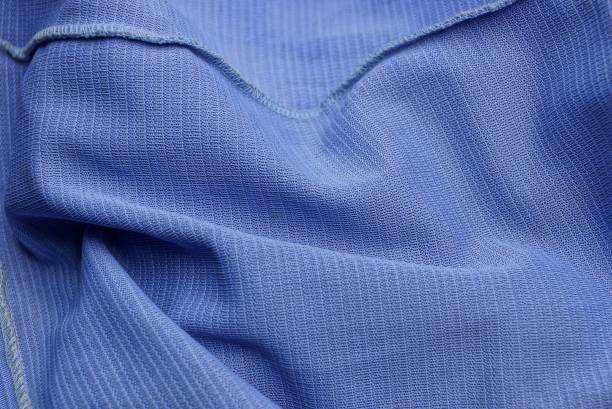 istock blue fabric texture of crumpled cloth clothing 890342038