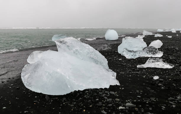 istock Ices in Jokulsarlon Beach, Iceland 890349584