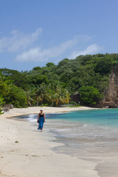 istock Girl on Caribbean Beach 890371974