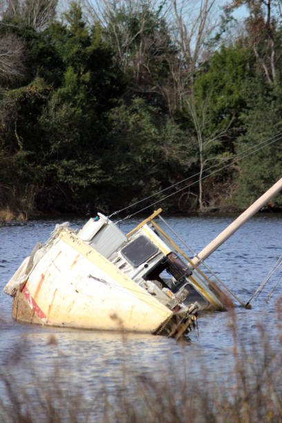 istock Shipwrecked Fishing Boat 890372296