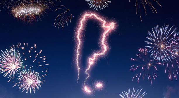 istock Night sky with fireworks shaped as Argentina.(series) 890377856