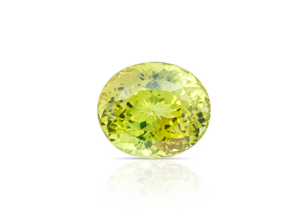 naturalny kamień chryzoberylowy - garnet precious gem gem green zdjęcia i obrazy z banku zdjęć