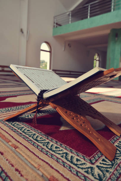 istock Quran in the mosque - open for prayers 890412906