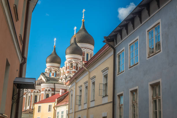 istock Orthodox Cathedral in Tallinn Estonia 890420142