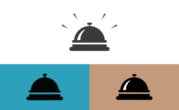 Bell Simple icon set bell stock illustrations