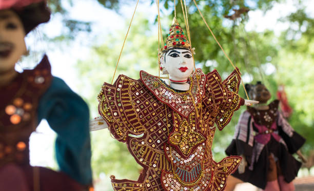 istock Burmese Marionette Puppet Souvenir in Myanmar 890459122