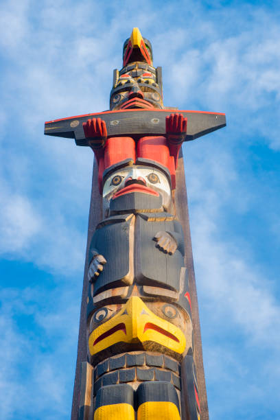 istock Ancient colorful Totem Pole in Duncan, British Columbia, Canada. 890513790