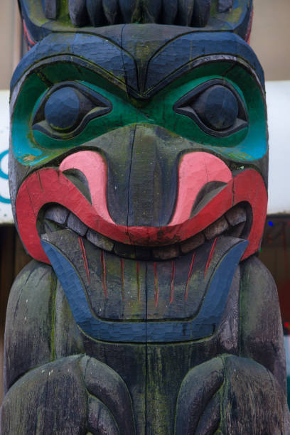 istock Ancient colorful Totem Pole in Duncan, British Columbia, Canada. 890513816
