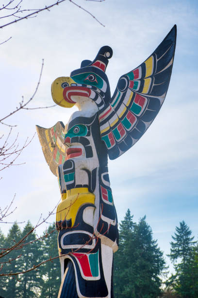 istock Ancient colorful Totem Pole in Duncan, British Columbia, Canada. 890513820