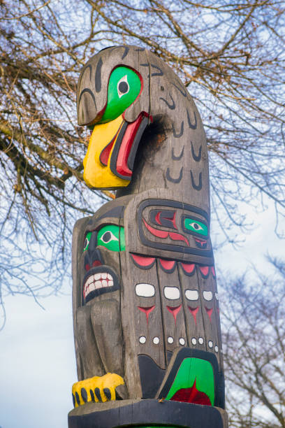 istock Ancient colorful Totem Pole in Duncan, British Columbia, Canada. 890513920