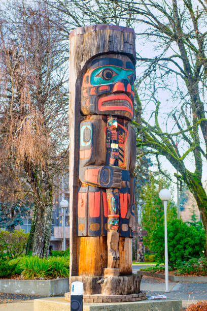 istock Ancient colorful Totem Pole in Duncan, British Columbia, Canada. 890515142