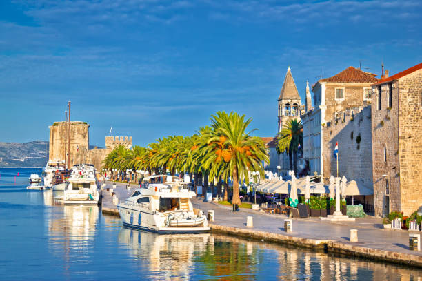 istock Historic Trogir waterfront architecture view, Dalmatia, Croatia 890516104