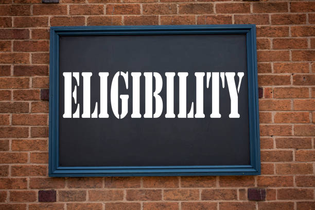 istock Conceptual hand writing text caption inspiration showing announcement Eligibility. Business concept for  Suitable Eligible Eligibility written on frame old brick background with copy space 890554824