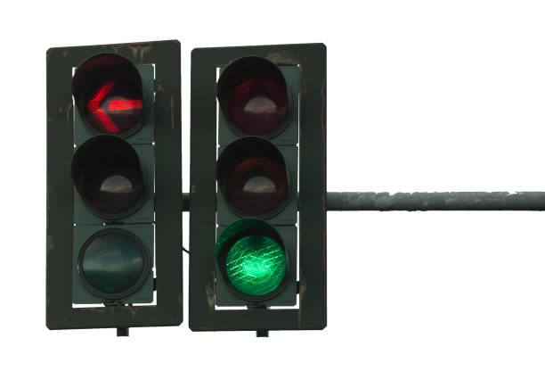 istock traffic lights red green symbols road 890561842