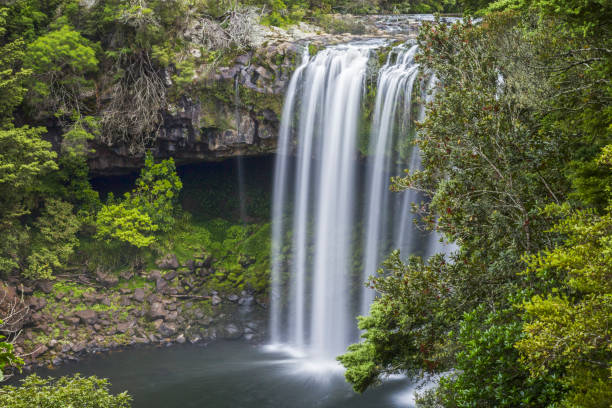 Rainbow Falls on the Kerikeri River, Northland, New Zealand.