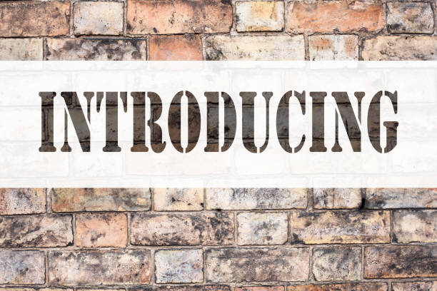 istock Conceptual announcement text caption inspiration showing Introducing. Business concept for Introduction Start Intro Beginning written on old brick background with copy space 890592932