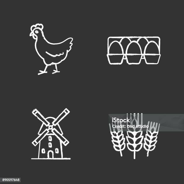 Agriculture Icons Stock Illustration - Download Image Now - Agricultural Equipment, Agricultural Occupation, Agriculture