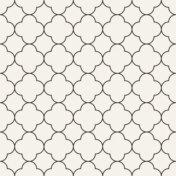 Vector illustration of seamless pattern in oriental style