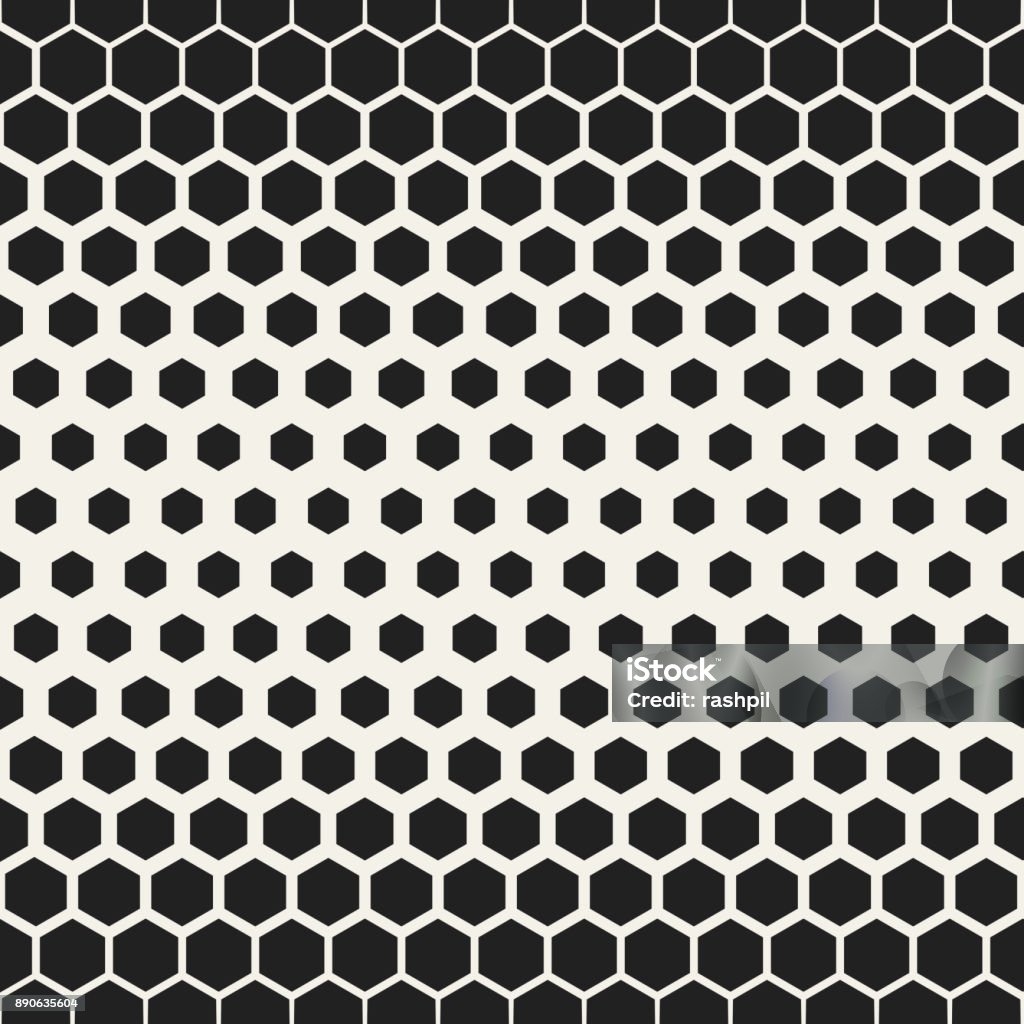 Hexagonal padrão geométrico - Vetor de Abstrato royalty-free