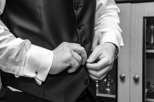 istock Man is preparing for a meeting. 890646626