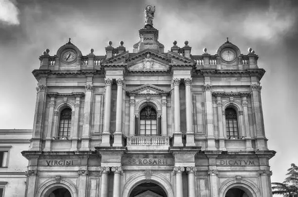 Photo of Facade of Church of Our Lady of Rosary, Pompei, Italy