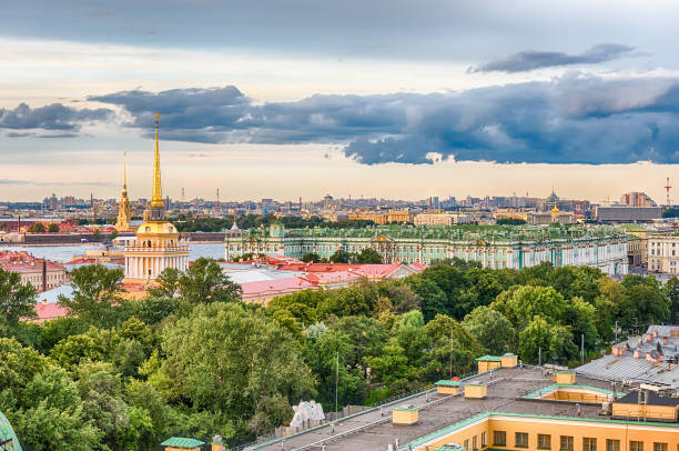 istock Panoramic view over St. Petersburg, Russia, from St. Isaac's Cathedral 890653250