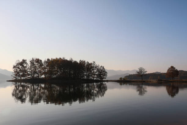 istock Autumn at a small island 890666300