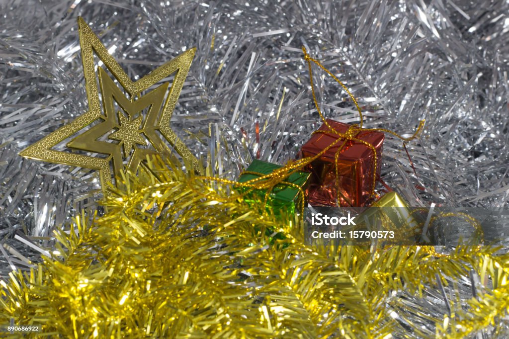 New Year's gift 2015 Stock Photo