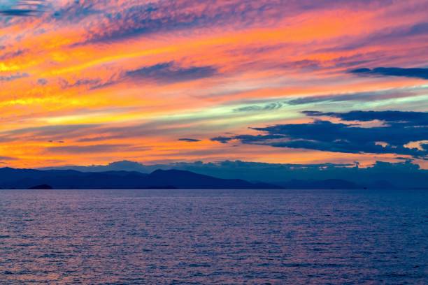 istock sea landscape with a sunset 890699030
