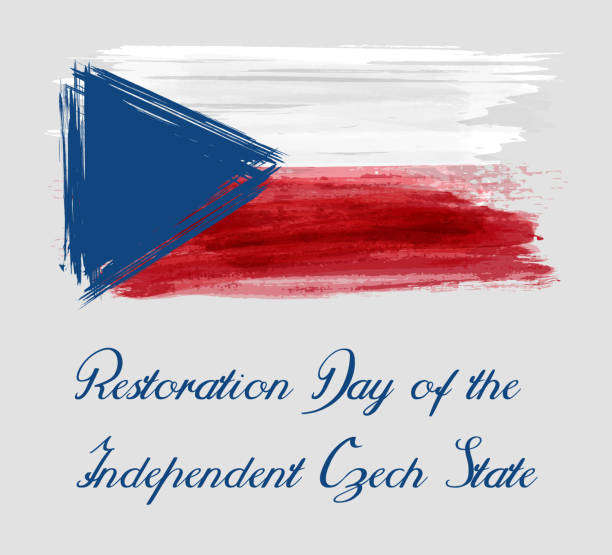 istock Restoration day of the Independent Czech state background 890702568