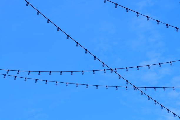 istock Many Light Bulbs Hanging on The Wires 890703300