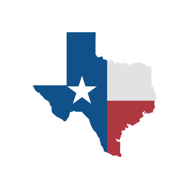 Texas map icon. Vector illustration Vector illustration texas illustrations stock illustrations