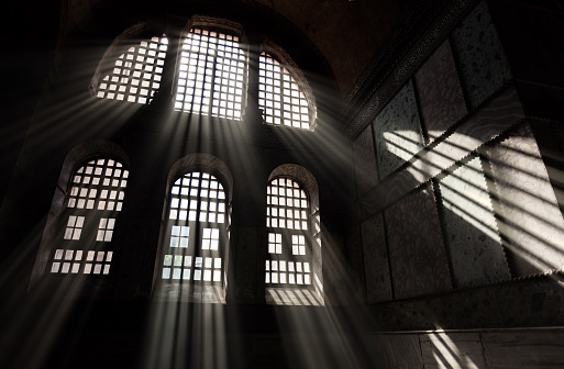 Interior de Hagia Sophia (Ayasofya mezquita) photo