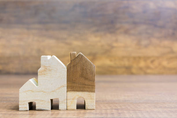 istock Toy wooden house model 890723882