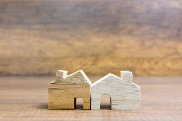 istock Toy wooden house model 890723952