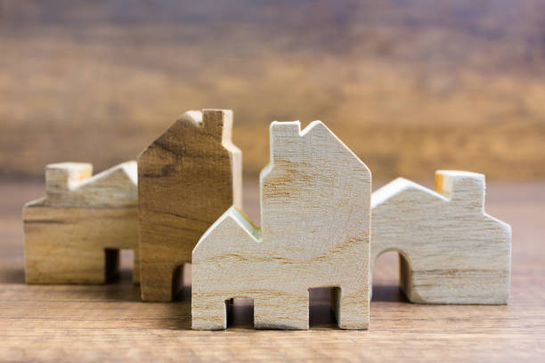 istock Toy wooden house model 890724288