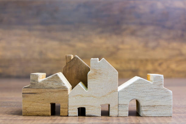 istock Toy wooden house model 890724496