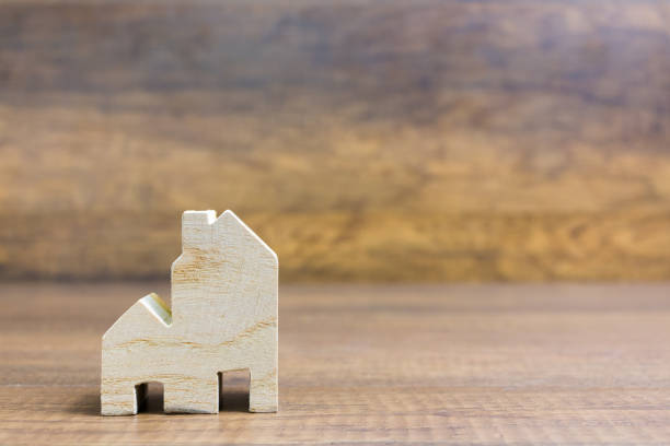 istock Toy wooden house model 890728718