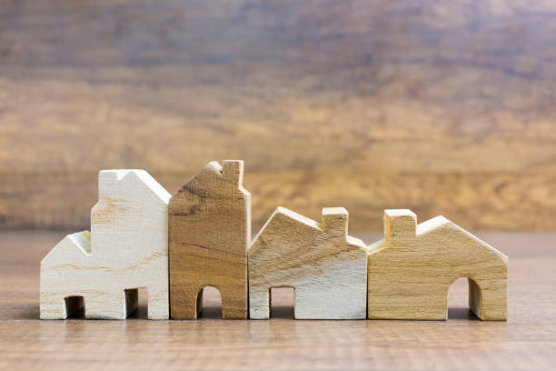 istock Toy wooden house model 890730804