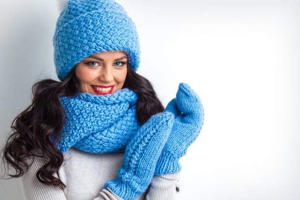 istock Woman in warm clothing 890737100