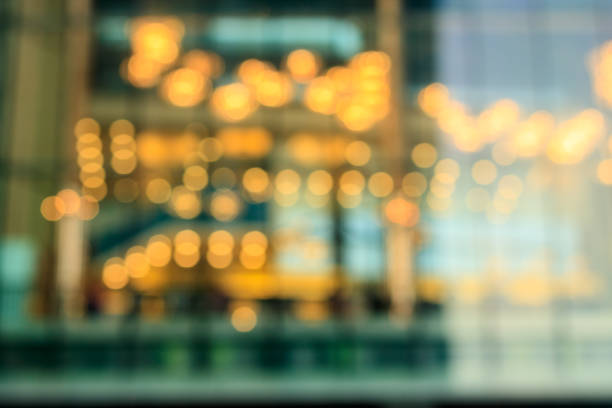 istock Blurred cafe restaurant with bokeh background, Abstract background. 890737520