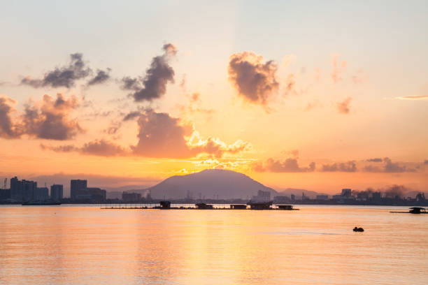 istock Sunrise or sunset landscape view by the hill for beautiful background 890768726