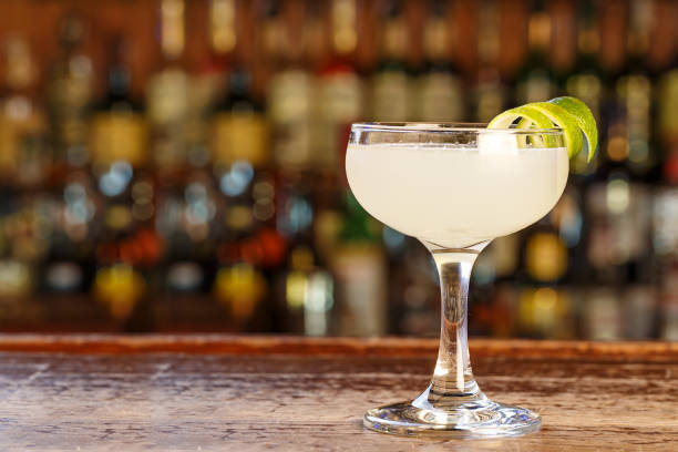 istock Refreshing cocktail Daiquiri with rum, lime juice and sugar. 890771002