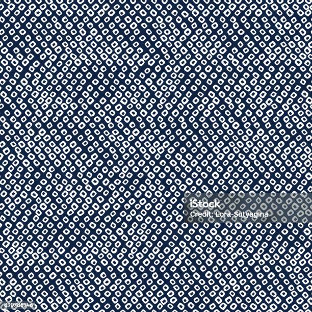 Shinori Pattern Japanese Shibori Ornament Asian Seamless Pattern Stock Illustration ...