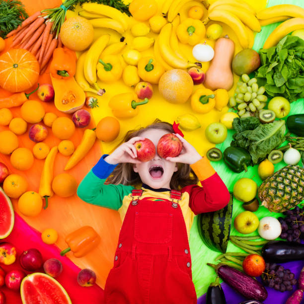 istock Healthy fruit and vegetable nutrition for kids 890790712