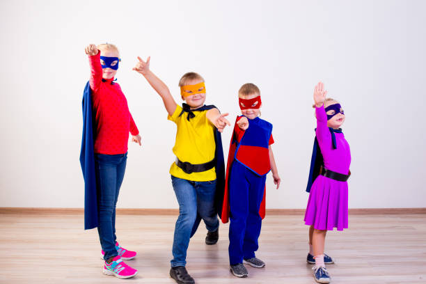 istock Superheroes kids friends 890793768