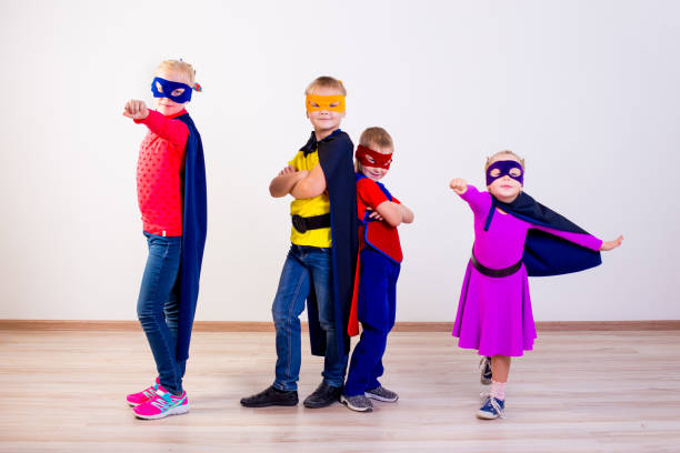 istock Superheroes kids friends 890793932