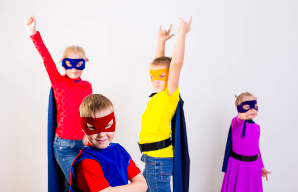 istock Superheroes kids friends 890797178