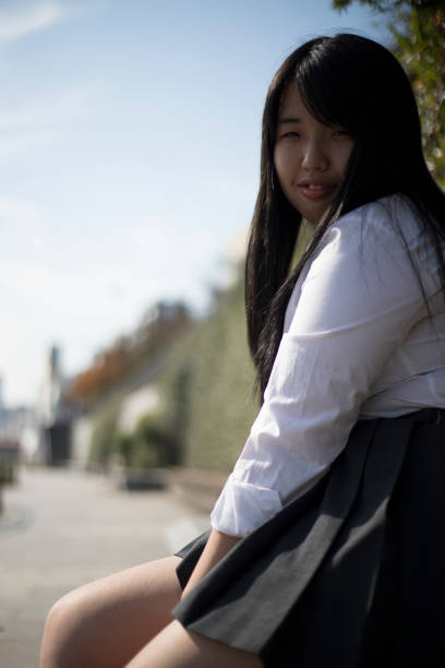 istock cute Japanese girl 890803478
